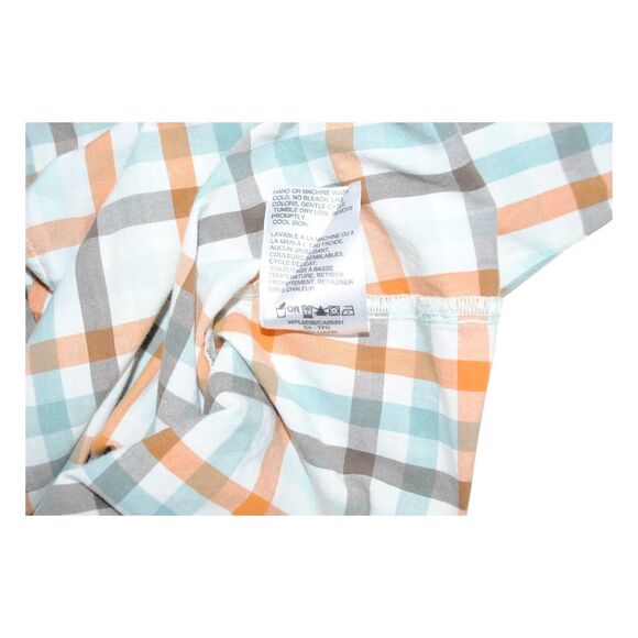 Woolrich Mens Size XL Plaid Short Sleeve Collared Shirt - Picture 6 of 6